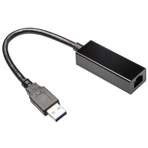 Gembird NIC-U3-02 Adaptateur Ethernet 1000 Mbit/s et carte rseau - Accessoire rseau (Cbl, USB, Ethernet, 1000 Mbit/s, Noir)