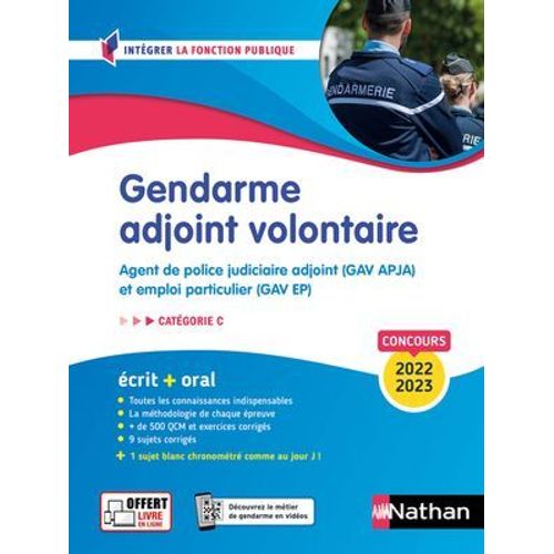 Gendarme Adjoint Volontaire 2022/2023 - Epub  