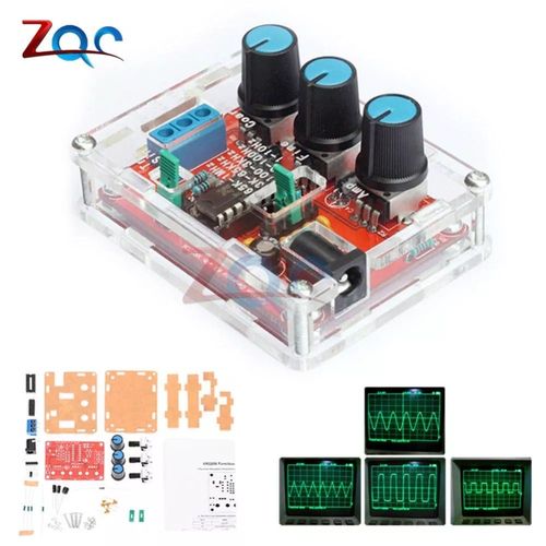 Gnrateur De Signal De Fonction Xr2206 1hz -1mhz,Kit De Bricolage,Sortie Sinusodale/Triangle/Carre,Amplitude Morte Rglable #D