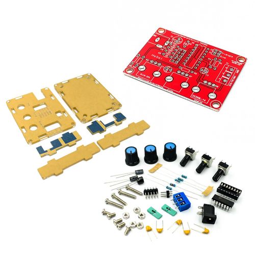 Gnrateur De Signal De Fonction Xr2206,Kit De Bricolage,Sortie Sinusodale/Triangle/Carre,1hz-1mhz,Amplitude Morte-Shell And Kit-A