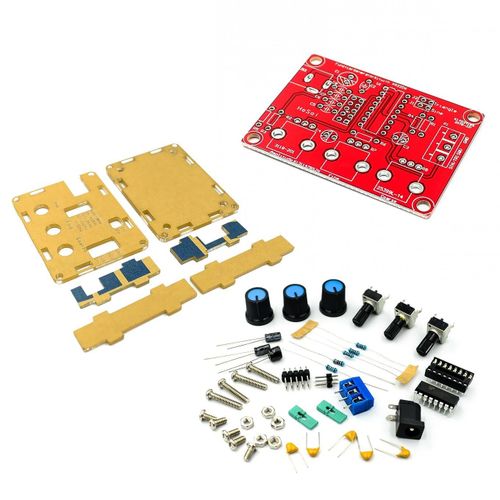 Gnrateur De Signal De Fonction Xr2206,Kit De Bricolage,Sortie Sinusodale/Triangle/Carre,1hz-1mhz,Amplitude Morte-Shell And Kit-C