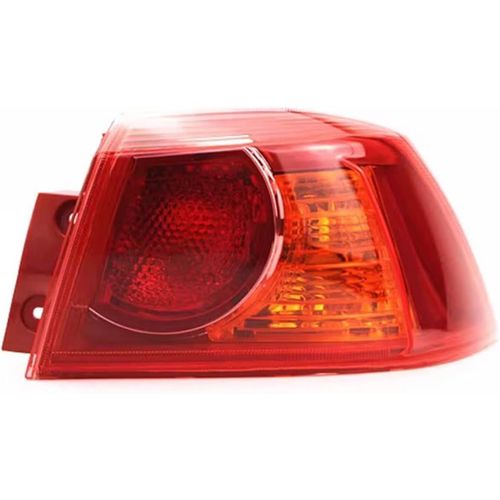 Gnrique Ensembles De Feux Arrire Automobiles Accessoires De Voiture Pour Mitsubishi Pour Lancer Pour Berline 2010-2015 Feu Clignotant Pour Signal Ensembles De Feux Arrire(Red Inside Right)