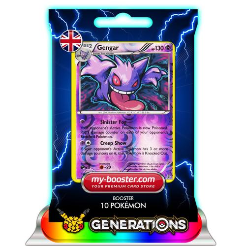 Gengar Ectoplasma Holo Reverse 35 83 130hp Xy Generations Booster