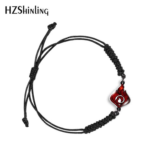 Genshin Imapct Anemo Pyro-Bracelet Tiss En Acrylique, Corde Rglable, Rsine Acrylique, Bijoux  La Mode Pour Femmes, Nouvelle Collection 2022