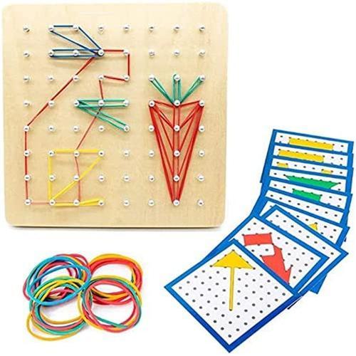 G Oboard En Bois Avec Cartes De Motifs D Activit Et Rubber Band X