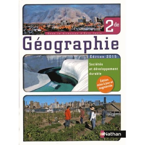 Gographie 2de - Livre De L'lve   de Janin Eric  Format Beau livre 
