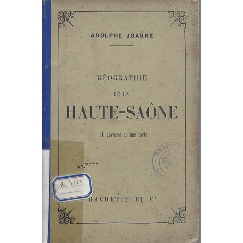 Gographie De La Haute-Sane - 11 Gravures Et Une Carte - Adolphe Joanne - Hachette   