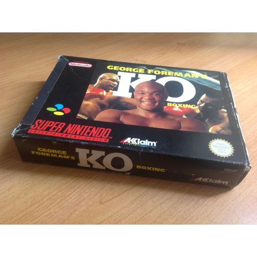 George Foreman's Ko Boxing Snes Super Nintendo