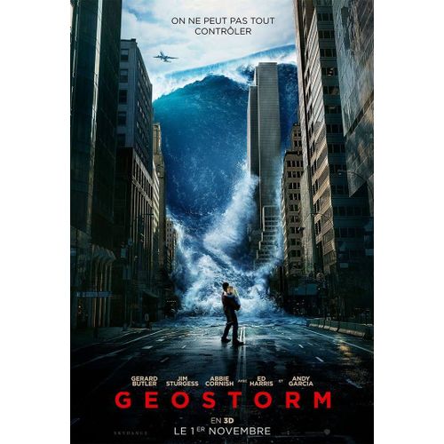 Geostorm - Vritable Affiche De Cinma Plie - Format 40x60 Cm - De Dean Devlin Avec Gerard Butler, Abbie Cornish, Jim Sturgess, Ed Harris - 2017