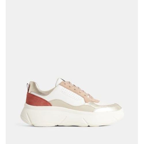 Geox - Baskets Basses Surleves Nebula 2.0 X Cuir - Blanc - 40