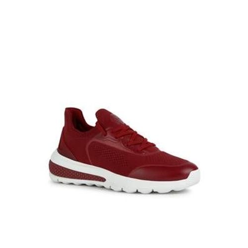 Geox - D Spherica Actif A - Te.Ma+Tpu - Rouge Fonc - Donna - Sneakers - 36
