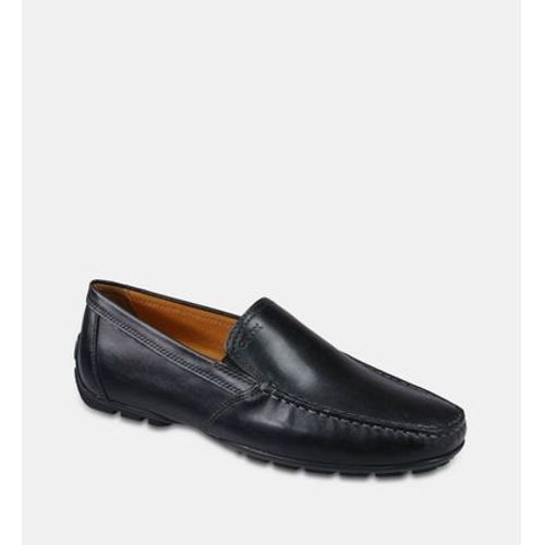 Geox - Mocassins Monet V-Smooth Leather En Cuir - Noir - 43