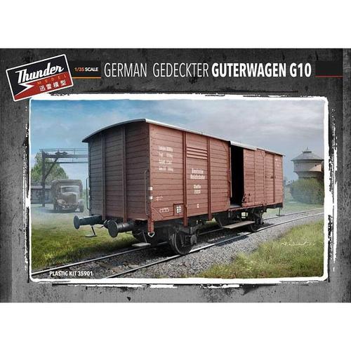 German Railway Wagon Gedeckter Guterwagen G10 - Maquette De Train Thunder Models Thu35901
