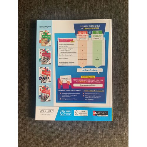 Gestion Et Finance Term Stmg    Format Grand Format 
