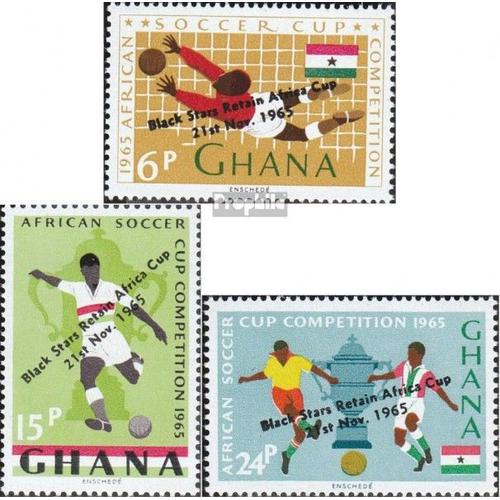 Ghana 250-252 (Complte Edition) Neuf Avec Gomme Originale 1965 Football