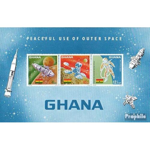 Ghana Block26 (Complte Edition) Neuf Avec Gomme Originale 1967 Recherche Spatiale