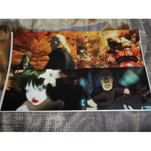 Ghost In The Shell 2 Innocence - Lot De 4 Cartes  Dcouper