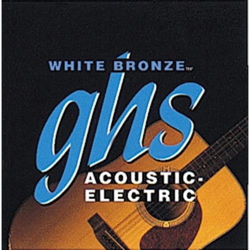 Ghs Wb-Xl White Bronze Jeu De Cordes Pour Guitare Acoustique