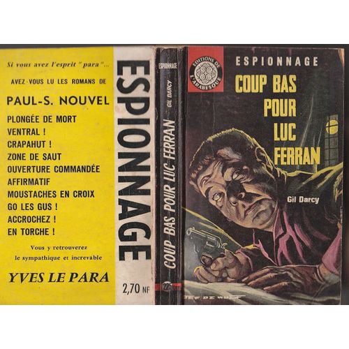 Gil Darcy Alias Georges-Jean Arnaud Coupa Bas Pour Luc Ferran - Editions De L'arabesque N22 1962 215 Pages - In-12 Couverture Jef De Wolf