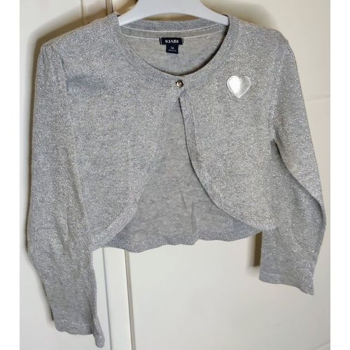 Gilet / Bolro Gris Kiabi - T5 Ans
