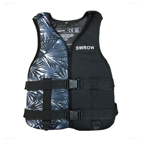 Gilet De Sauvetage Professionnel En Noprne Pour Enfants Et Adultes,Sports Nautiques,Natation,Canotage,Plage,Gilet De Sauvetage Pour Garons Et Filles - Type Fh3623 Black-S(30-50kg)