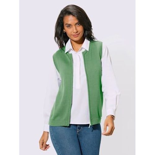 Gilet En Tricot 50% Coton - Collection L - Pomme