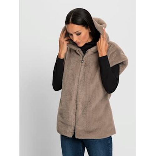 Gilet Imitation Fourrure Chaud Et Moelleux - Rick Cardona - Beige