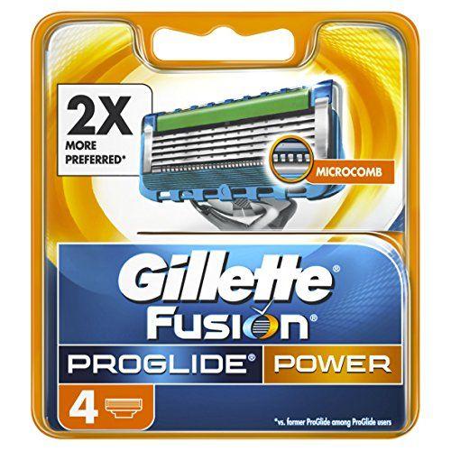 Gillette Fusion Proglide Power Lot De 4 Lames De Rasoir