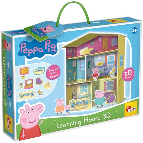 Giochi- La Maison 3d Peppa Pig Jeu ducatif Pour Filles  Partir De 3 Ans, Collection, 92055, 39.2 X 6.7 X 28.5 Cm