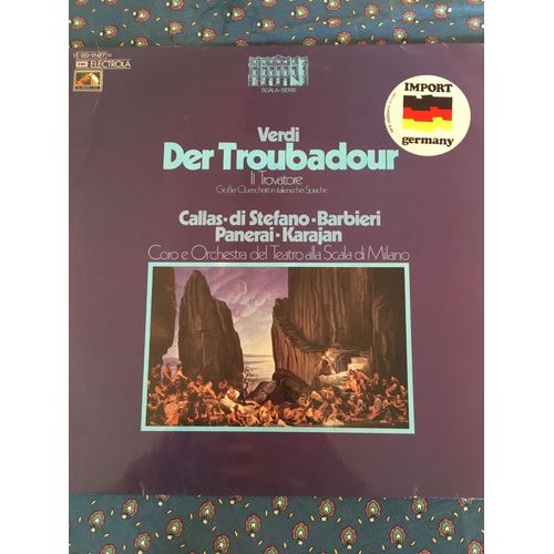 Giuseppe Verdi (1813-1901) : Il Trovatore Le Trouvre 1853 Par Maria Callas Rolando Panerai Fedora Barbieri Giuseppe Di Stefano Zaccaria Coro E Orchestra Della Scala Di Milano Dir Herbert Von Karajan - Verdi : Il Trovatore Par Maria Callas Rolando Panerai Fedora Barbieri Giuseppe Di Stefano Nicola Zaccaria Luisa Villa Renato Ercolani Coro E Orchestra Della Scala Di Milano Dir Herbert Von Karajan