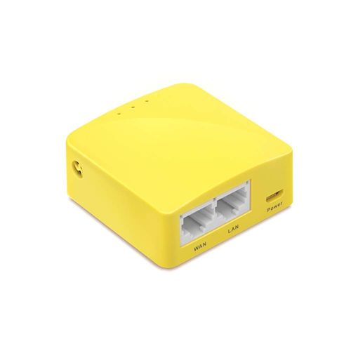 GL.iNET GL-MT300N-V2 Mini Travel Router, WiFi Converter, OpenWrt Pre-Installed, Repeater Bridge, 300Mbps High Performance, OpenVP