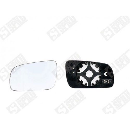 Glace De Rtroviseur Avec Support Ct Chauffeur Avec Dgivrage Et Angle Mort Bleue - Seat Leon 1.8 20v T Cupra R 11/1999-02/2003