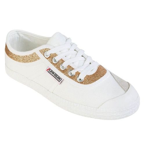 Kawasaki Glitter Canvas Shoe K194522 8890 Gold - T36