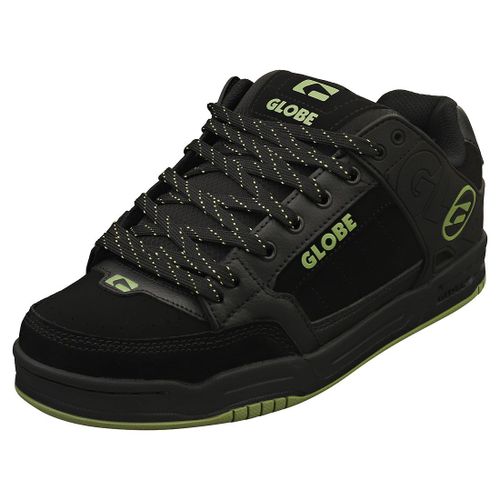 Chaussures Globe Tilt Pour Hommes - Baskets De Skate En Cuir Noir Olivier - 43