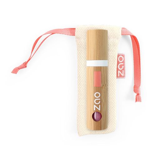 Gloss 011 Rose Zao - Zao Essence Of Nature - Gloss Certifi Bio, Formule 100% Naturelle, Vegan Et Rechargeable