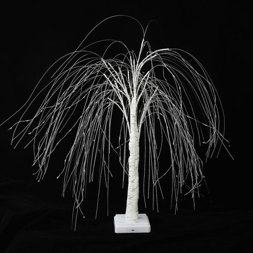 Glowing Willow Christmas Lights Cadeau De Nol Dual Power 8 Flicker Modes Party Colorful Tree Decoration Willow Tree Lights