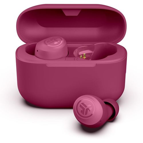 Go Air Pop+ Wireless Bluetooth Earphones \U2013 In-Ear Earphones With Microphone, 35+ Hours Of Battery Life, Earphone And Charging Box, Eq3 Custom Sound Earbud, App, Dark Pink