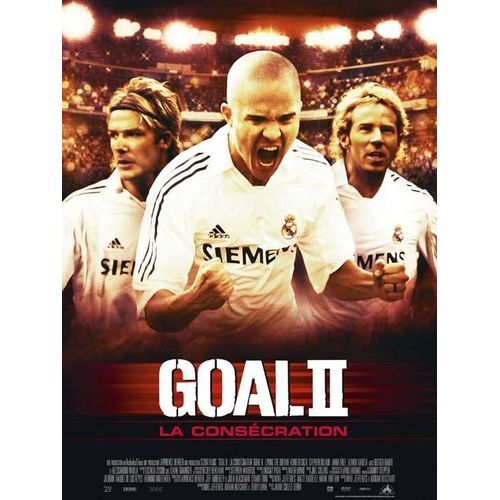 Goal Ii/2/Deux La Conscration - Vritable Affiche De Cinma Plie - Format 120x160 Cm -  Jaume Collet-Serra Avec Kuno Becker, Anna Friel, Stephen Dillane, Alessandro Nivola, Rutger Hauer - 2007