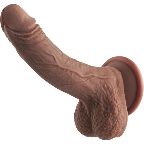 Godemichets - Gode Raliste 18.5cm Godes Silicone Starkem Saugnapf Anal Anfnger Geeignet
