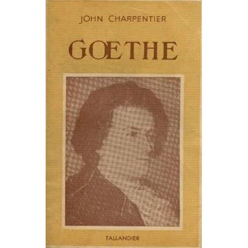 Goethe   de john charpentier