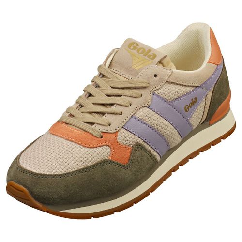 Gola Colorado Pour Femmes - Baskets Mode Tissu & Daim, Rose Beige Lavande - 37