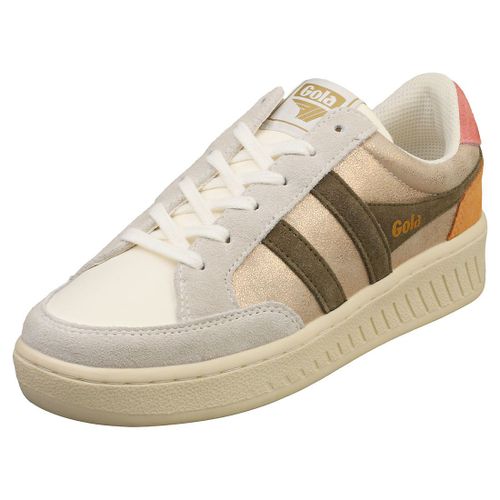 Gola Superslam Blaze Femme Baskets Rose Jaune Khaki - 41