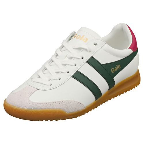 Tnis Gola Femme - Torpedo En Cuir, Blanc Et Vert - 39