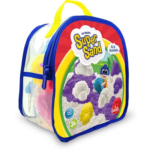 Goliath Super Sand Sac- -Dos Animaux Sable Magique Loisirs Cratifs Sable Modeler A Partir De 3 Ans Moules Et Sable Color Inclus