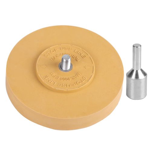Gomme A Meule En Caoutchouc Jaune Pour Meulage Et Polissage De Vis M6 88 Mm/100 Mm (100 Mm)