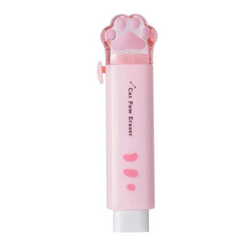 Gommes En Caoutchouc Portables Pour Enfants,Design Push-Pull Kawaii,Conception De Patte De Chat,Gommes Mignonnes,Fournitures Scolaires Et De Bureau,Cadeau,Prix D'acquisition De Papete - Type Pink A