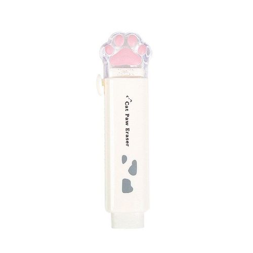 Gommes Patte De Chat En Forme De Stylo  Pression, 1 Pice, Stylo En Forme D'toile, Papeterie Corenne Mignonne, Fournitures Scolaires