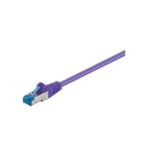 Goobay cble patch ethernet RJ45 Cat. 6a S/FTP (PiMF) violet 0.25 m