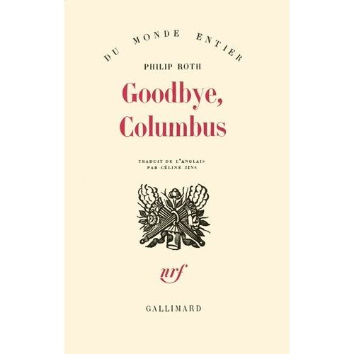 Goodbye, Columbus   de Roth Philip  Format Beau livre 