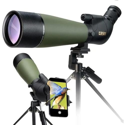 Gosky 20-60x80 Longue Vue - Lunette D'observation Pour Tir A La Cible Chasse Observation D'oiseaux Paysage Animalier (Avec Su